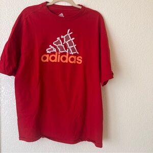 Adidas Men's Red T-Shirt XL used good condition